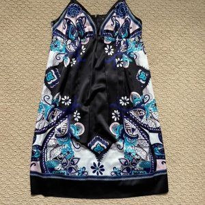 Floral/geometric dress